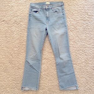MOTHER ‘The Insider Crop Step Fray’ Jeans